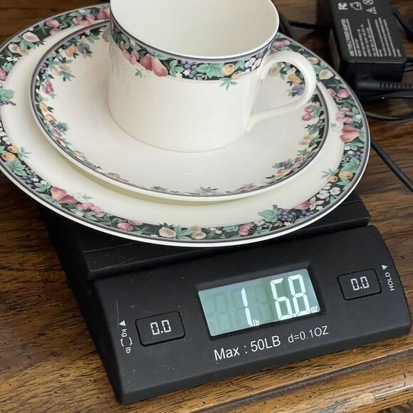 Mikasa Orchard Mural Teacup Cup & Saucer & Salad Plate 3-pc Set Luncheon - Picture 12 of 12